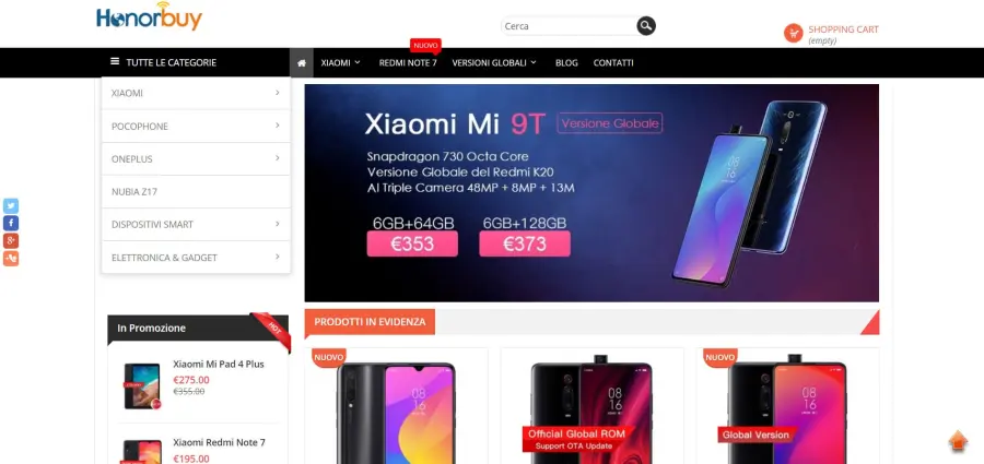 Siti cinesi per comprare smartphone