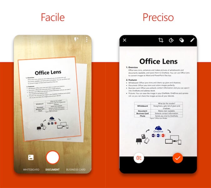 Microsoft Office Lens per android e ios