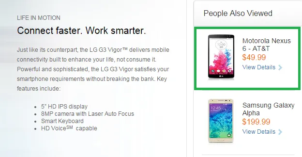 Google Nexus 6: avvistato sul sito di AT&T