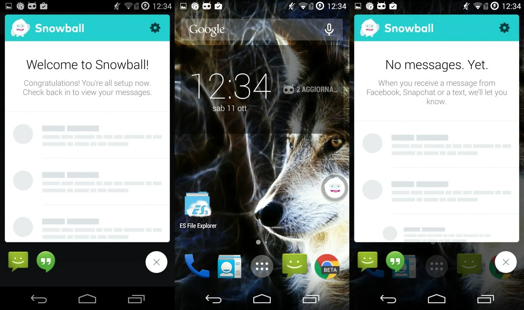 Android Snowball Beta: nuovo centro di notifiche per OS Google
