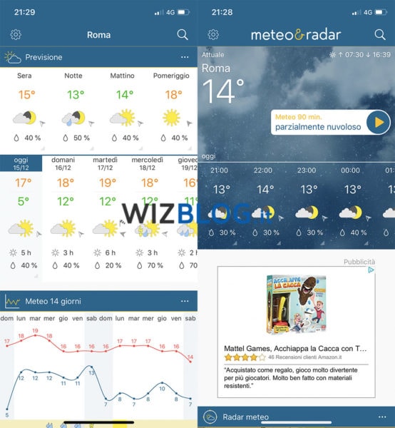 WetterOnline Mateo & Radar per IOS
