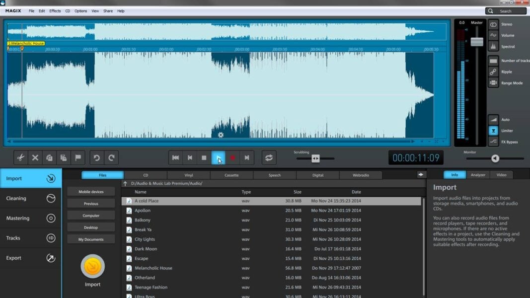 MAGIX Audio Cleanic Lab per Windows e Mac