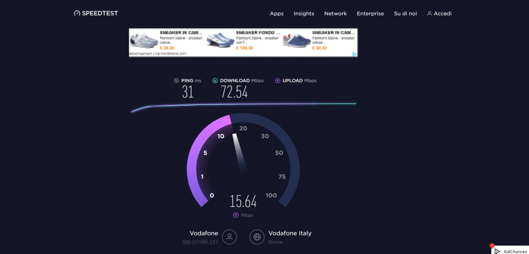 internet connection speed test spectrum
