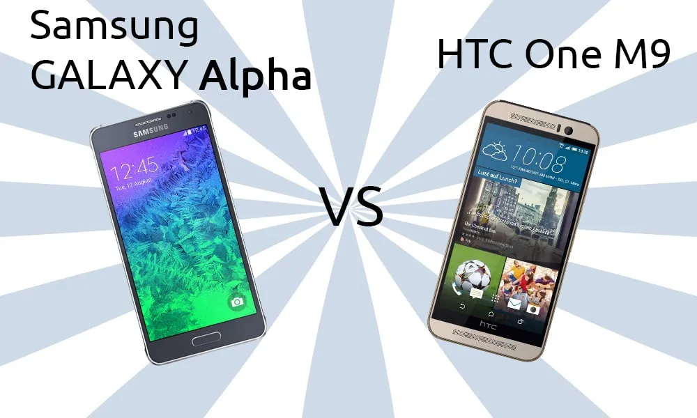 Samsung Galaxy Alpha vs HTC One M9