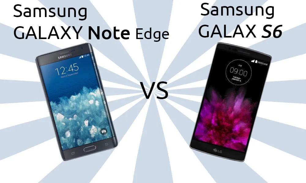 Samsung Galaxy Note Edge vs LG G Flex 2