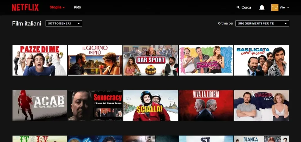 Catalogo Netflix: cosa c’è da vedere