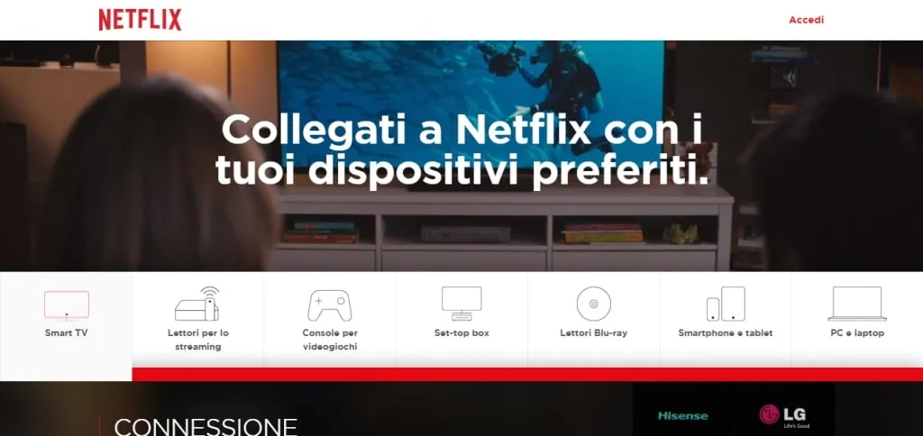 Come funziona Netflix Italia