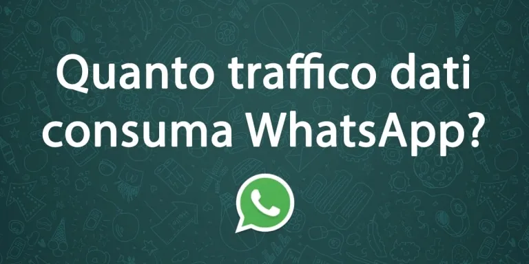 Quanto traffico dati consuma WhatsApp?