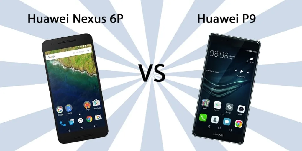 Huawei Nexus 6P vs Huawei P9