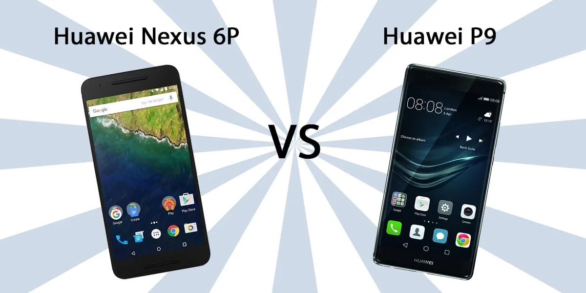 Huawei Nexus 6P vs Huawei P9