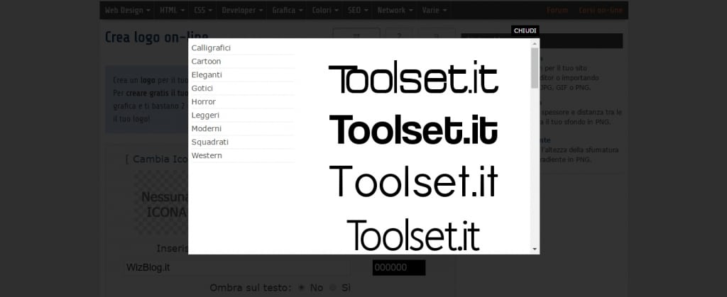 font toolset