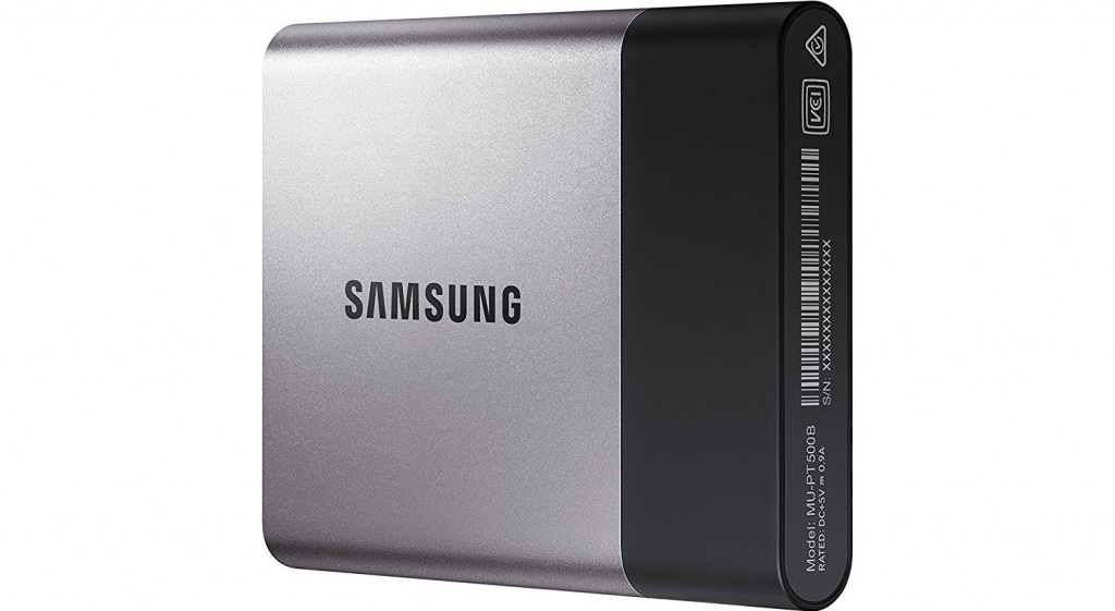Samsung T3 SSD posteriore