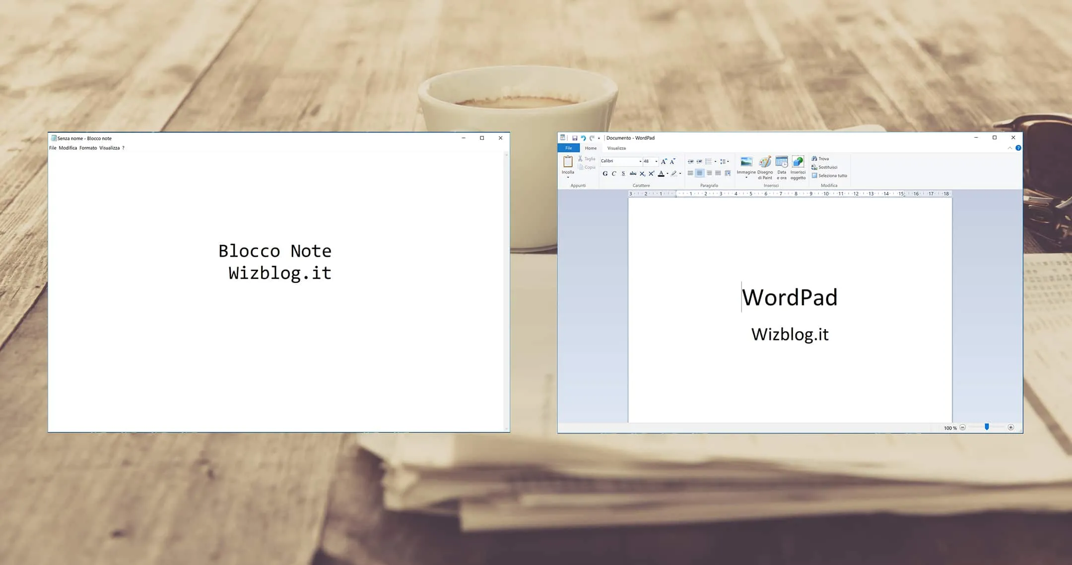 Blocco note e Wordpad: quali sono le differenze?