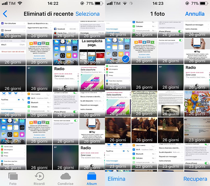 Screenshot iOS 11