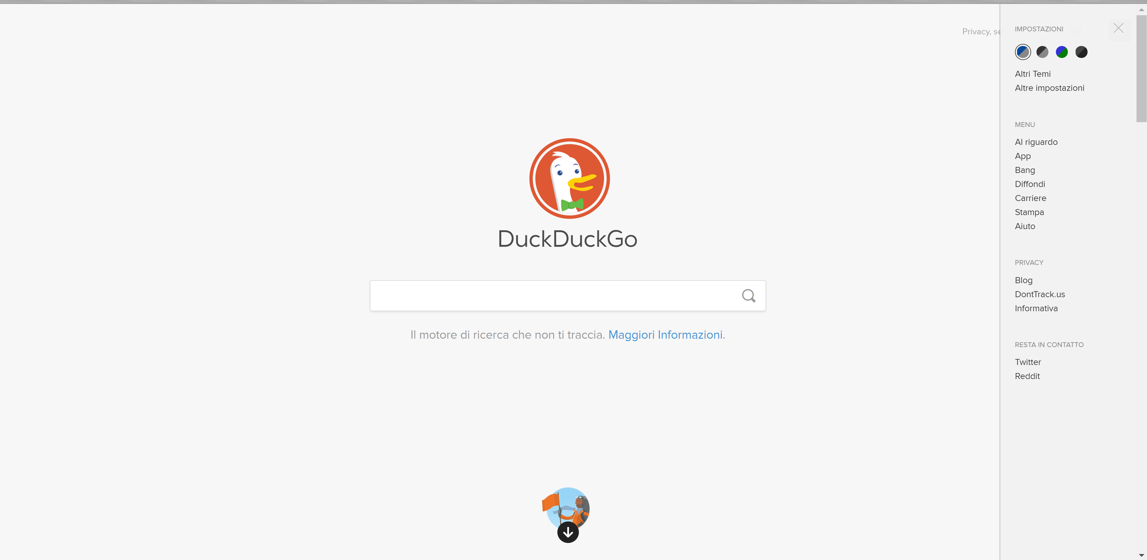 DuckDuckGo motore di ricerca