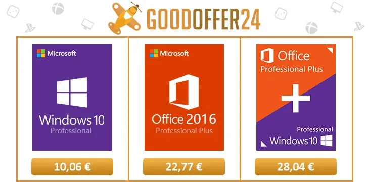 Licenze Windows 10 e Office 2016 a meno di €12