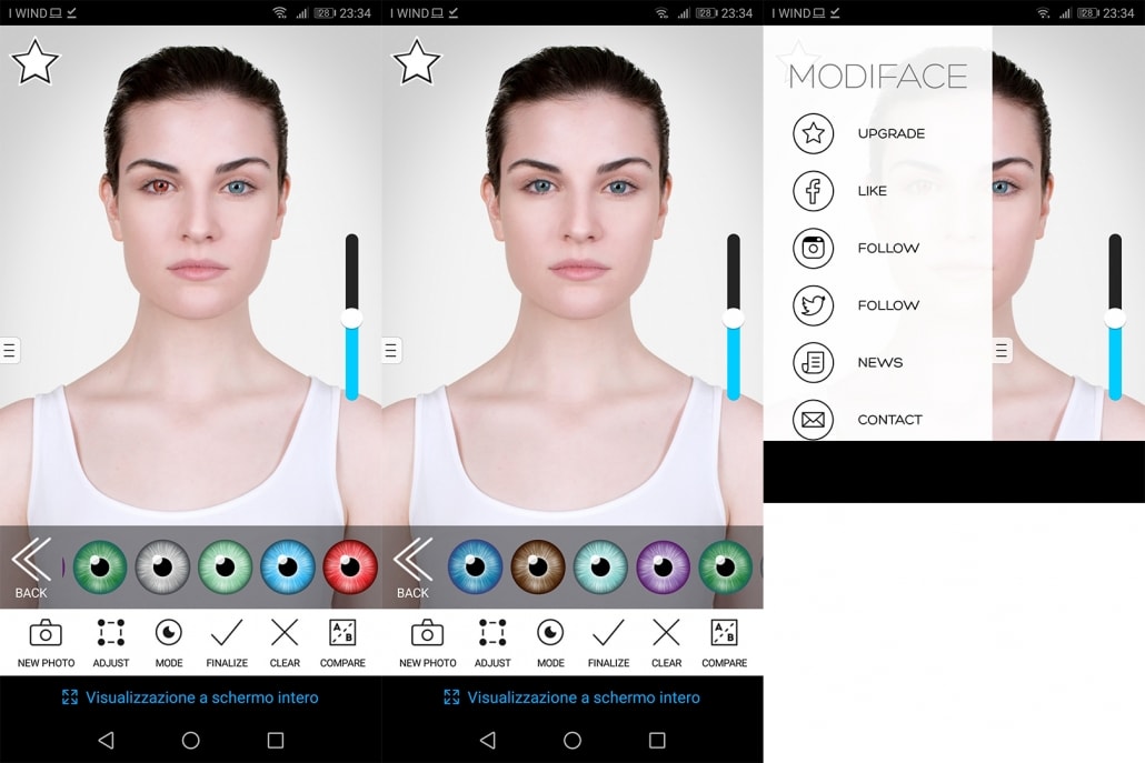 App per cambiare colore occhi WizBlog