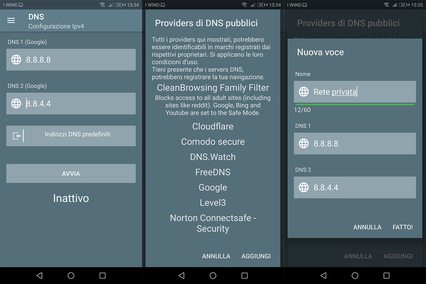 app Frostnerd DNS Changer