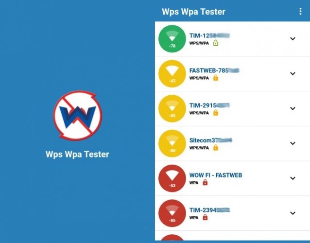 WPA WPS Tester per scoprire password wifi