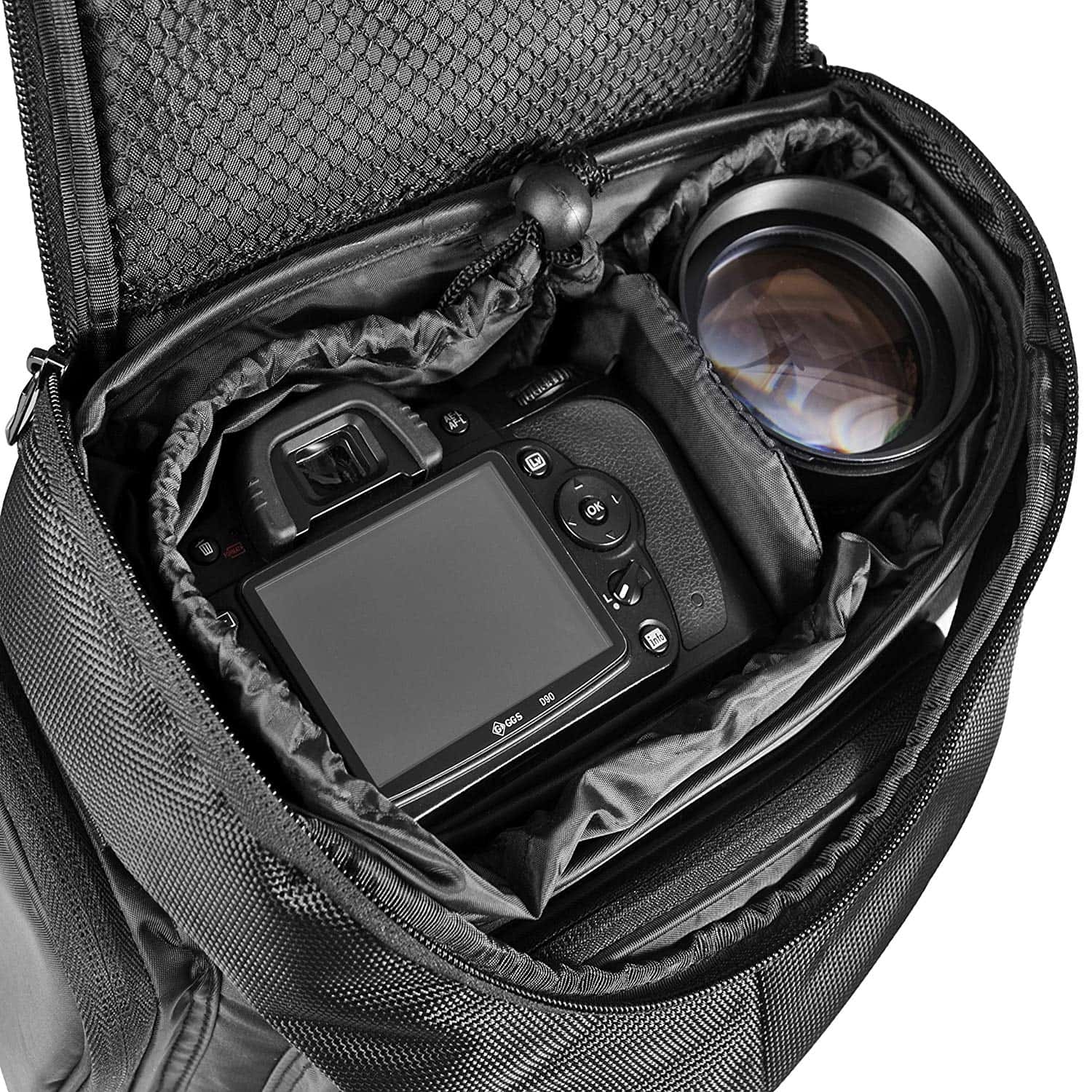 B-Ware borsa fotocamera Taglia L Neoprene DSLR Fotocamera Borsa per reflex 