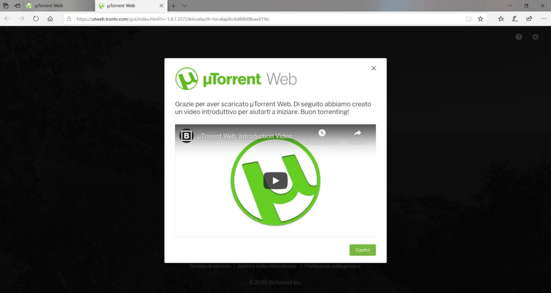 Cos'è uTorrent Web